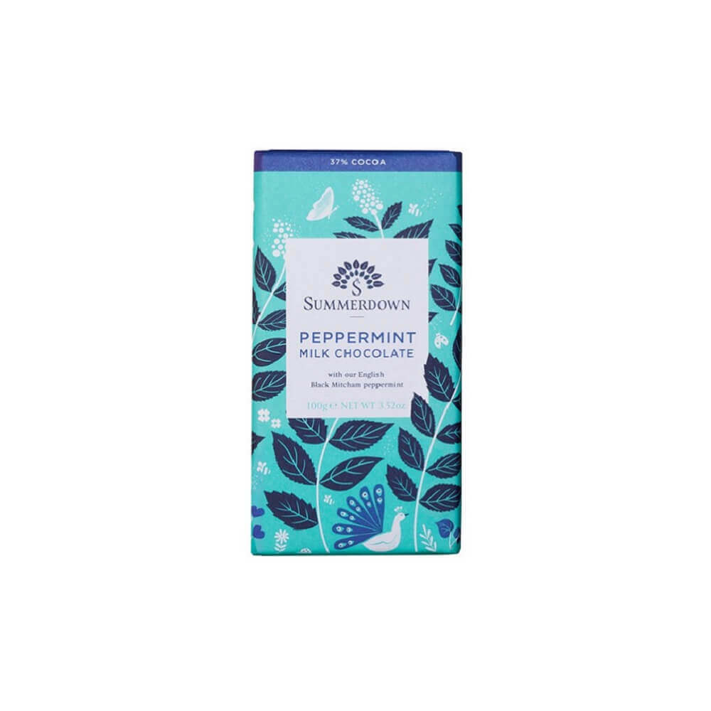 Summerdown Peppermint Milk Chocolate Bar 100g